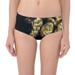 Bud Gilt  Mid-waist Bikini Bottoms by MRNStudios