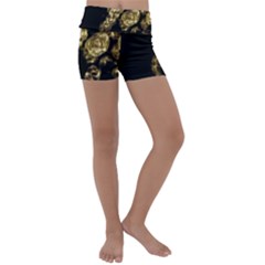 Bud Gilt  Kids  Lightweight Velour Yoga Shorts by MRNStudios