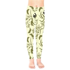 Folk flowers art pattern Floral abstract surface design  Seamless pattern Kids  Leggings