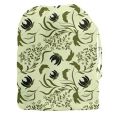 Folk flowers art pattern Floral abstract surface design  Seamless pattern Drawstring Pouch (3XL)