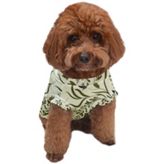 Folk flowers art pattern Floral abstract surface design  Seamless pattern Dog T-Shirt