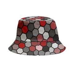 Hexagonal Blocks Pattern, Mixed Colors Bucket Hat by Casemiro