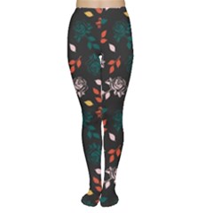 Rose Floral Tights by tmsartbazaar