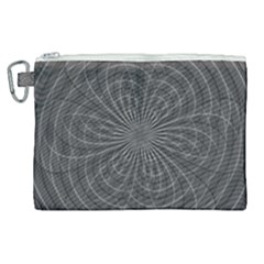 Abstract Spirals, Spiral Abstraction, Gray Color, Graphite Canvas Cosmetic Bag (xl) by Casemiro