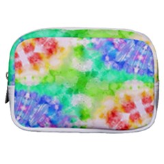 Tie Die Look Rainbow Pattern Make Up Pouch (small) by myblueskye777