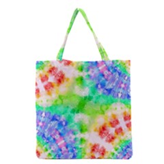 Fpd Batik Rainbow Pattern Grocery Tote Bag by myblueskye777