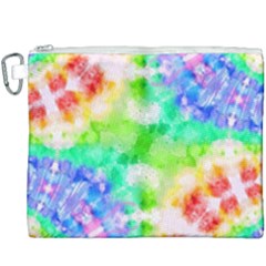 Fpd Batik Rainbow Pattern Canvas Cosmetic Bag (xxxl) by myblueskye777