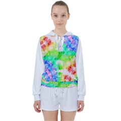 Fpd Batik Rainbow Pattern Women s Tie Up Sweat by myblueskye777