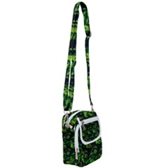 Jungle Camo Tropical Print Shoulder Strap Belt Bag by dflcprintsclothing