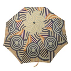 Circular Pattern Folding Umbrellas