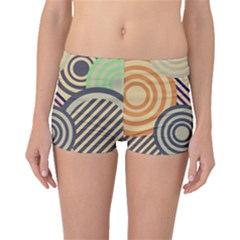 Circular Pattern Boyleg Bikini Bottoms