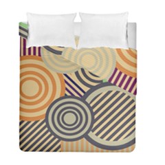 Circular Pattern Duvet Cover Double Side (Full/ Double Size)
