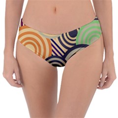 Circular Pattern Reversible Classic Bikini Bottoms