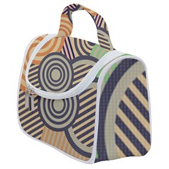 Circular Pattern Satchel Handbag