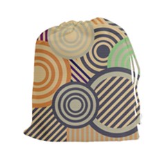 Circular Pattern Drawstring Pouch (2XL)