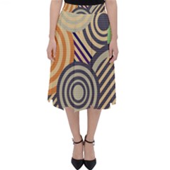 Circular Pattern Classic Midi Skirt