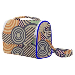 Circular Pattern Satchel Shoulder Bag