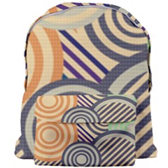 Circular Pattern Giant Full Print Backpack