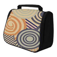 Circular Pattern Full Print Travel Pouch (Small)