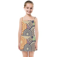 Circular Pattern Kids  Summer Sun Dress