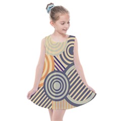 Circular Pattern Kids  Summer Dress