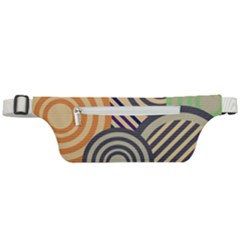 Circular Pattern Active Waist Bag