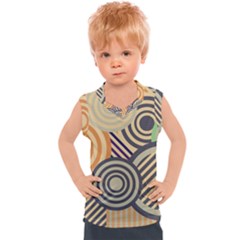 Circular Pattern Kids  Sport Tank Top