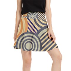 Circular Pattern Waistband Skirt