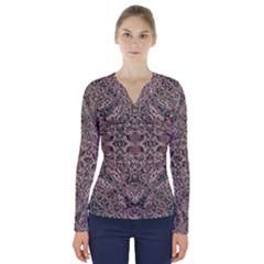 Lace Lover V-neck Long Sleeve Top by MRNStudios