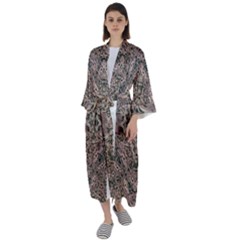 Lace Lover Maxi Satin Kimono by MRNStudios