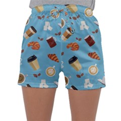 Coffee Time Sleepwear Shorts by SychEva