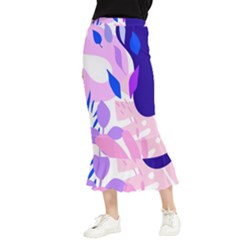 Aquatic Surface Patterns-04 Maxi Fishtail Chiffon Skirt by Designops73