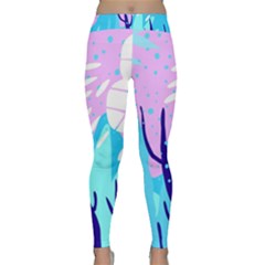 Aquatic Surface Patterns Classic Yoga Leggings by Designops73