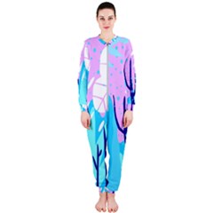 Aquatic Surface Patterns Onepiece Jumpsuit (ladies)  by Designops73