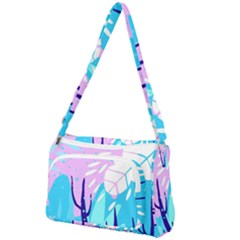 Aquatic Surface Patterns Front Pocket Crossbody Bag by Designops73