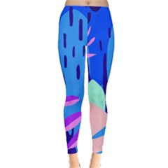 Aquatic Surface Patterns Leggings  by Designops73