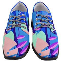 Aquatic Surface Patterns Women Heeled Oxford Shoes