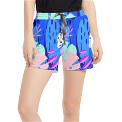 Aquatic Surface Patterns Runner Shorts by Designops73