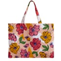 Cartoon Flowers Zipper Mini Tote Bag View2