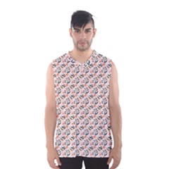 Pink Floral Love Men s Basketball Tank Top by designsbymallika