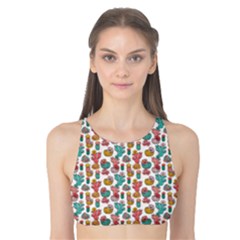 Cactus Love Tank Bikini Top by designsbymallika