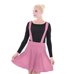 Aurora Pink Suspender Skater Skirt