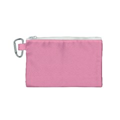 Aurora Pink Canvas Cosmetic Bag (small) by FabChoice