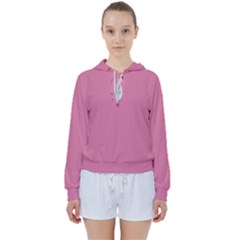 Aurora Pink Women s Tie Up Sweat