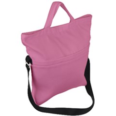 Aurora Pink Fold Over Handle Tote Bag