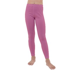 Aurora Pink Kids  Lightweight Velour Leggings