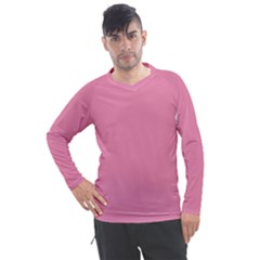 Aurora Pink Men s Pique Long Sleeve Tee