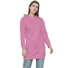 Aurora Pink Women s Long Oversized Pullover Hoodie