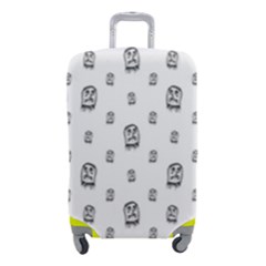 Sketchy Monster Pencil Drawing Motif Pattern Luggage Cover (small) by dflcprintsclothing