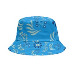 Folk Flowers Art Pattern Floral  Surface Design  Seamless Pattern Inside Out Bucket Hat by Eskimos